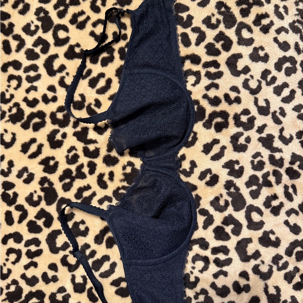 (5) Bare Necessities black Lace Bras
